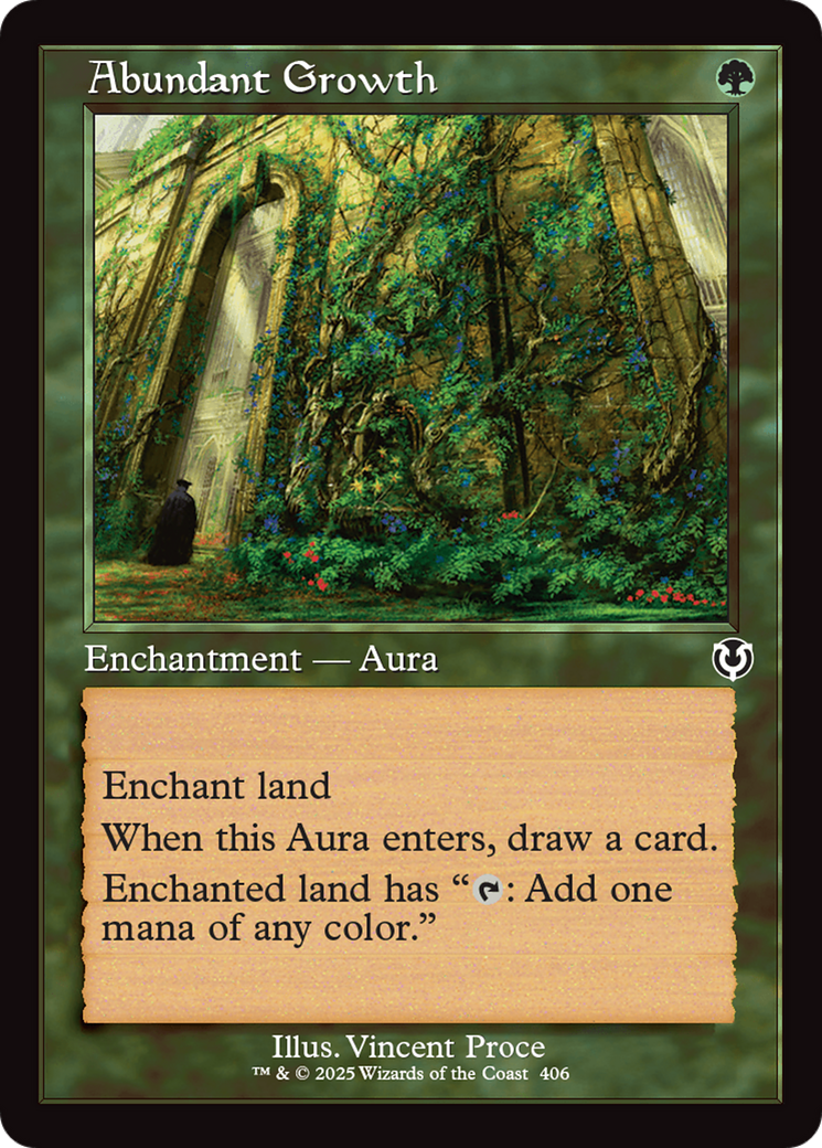 Abundant Growth (Retro Frame) [Innistrad Remastered] | Exor Games Dartmouth