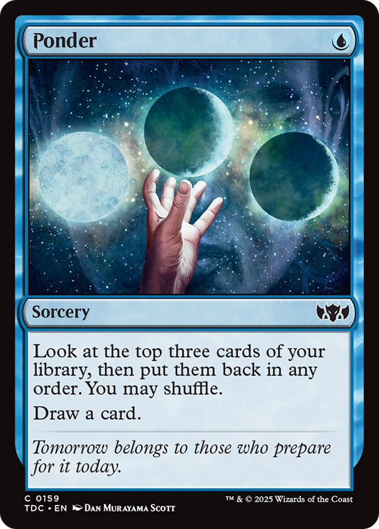 Ponder [Tarkir: Dragonstorm Commander] | Exor Games Dartmouth