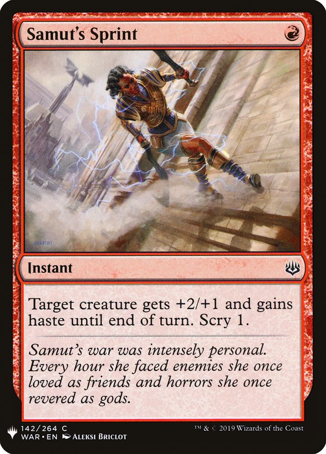 Samut's Sprint [Mystery Booster] | Exor Games Dartmouth