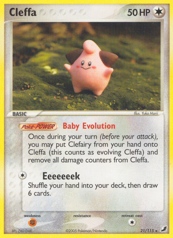 Cleffa (21/115) [EX: Unseen Forces] | Exor Games Dartmouth