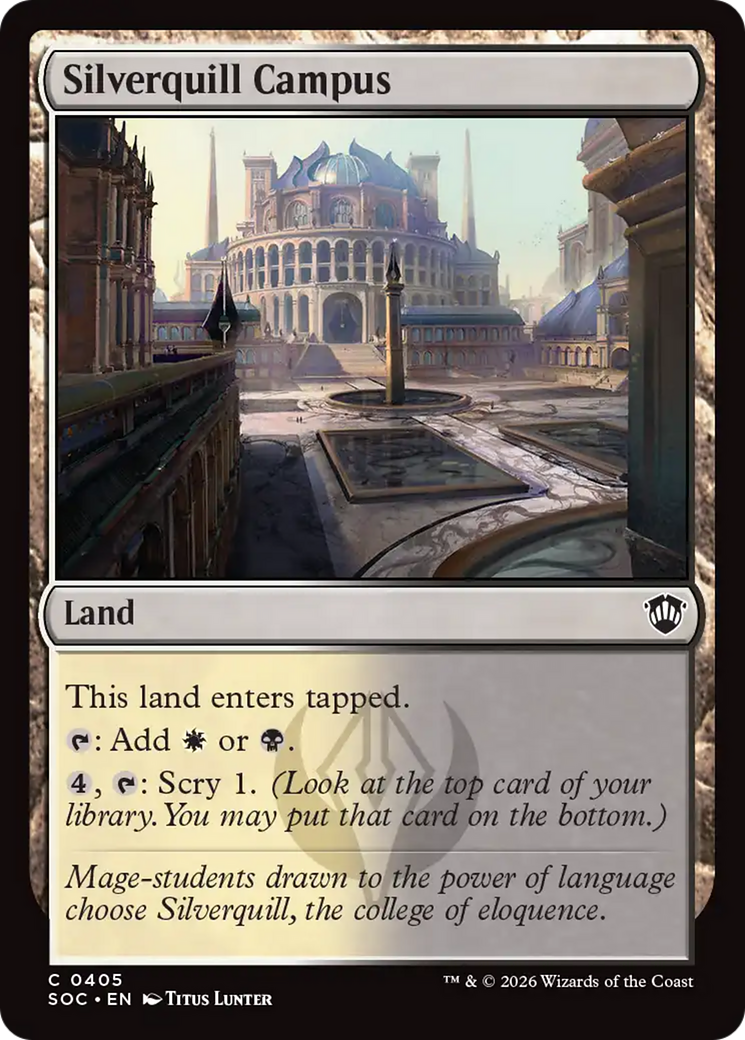 Silverquill Campus [Secrets of Strixhaven Commander] | Exor Games Dartmouth