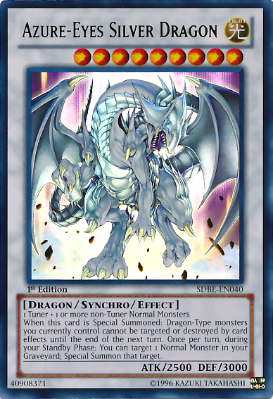 Azure-Eyes Silver Dragon [SDBE-EN040] Ultra Rare | Exor Games Dartmouth