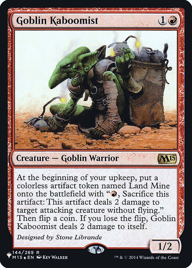 Goblin Kaboomist [Secret Lair: Heads I Win, Tails You Lose] | Exor Games Dartmouth