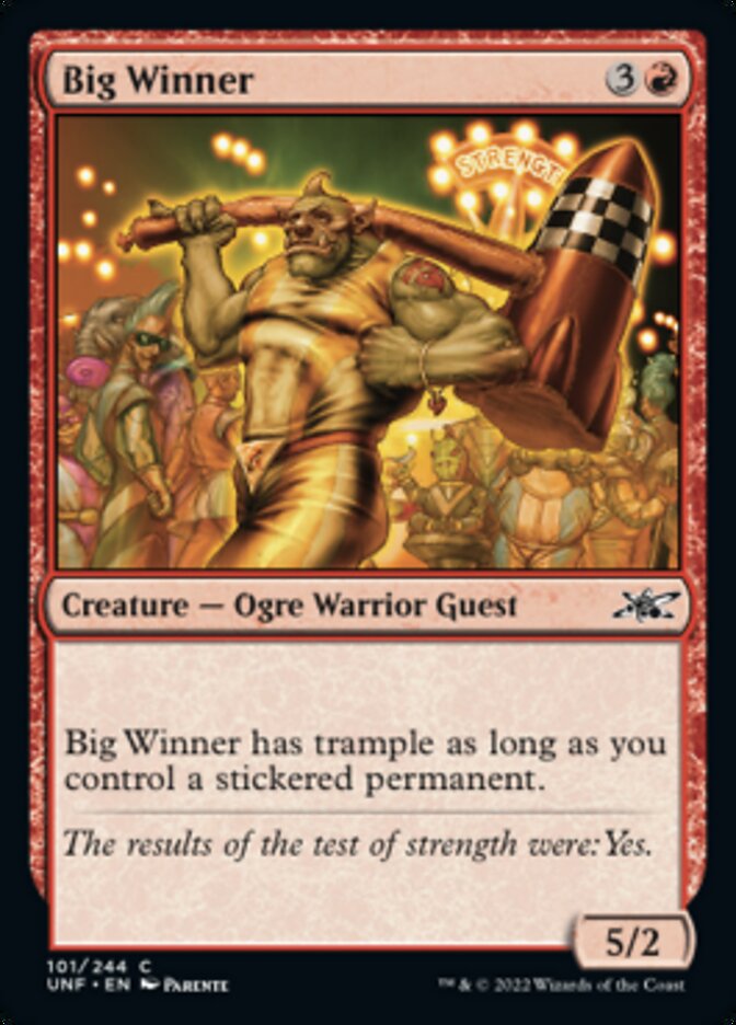 Big Winner [Unfinity] | Exor Games Dartmouth