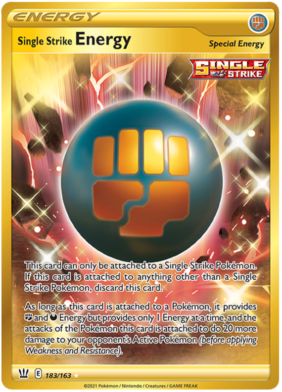Single Strike Energy (183/163) [Sword & Shield: Battle Styles] | Exor Games Dartmouth