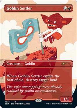 Goblin Settler (Borderless) [Secret Lair Drop Series] | Exor Games Dartmouth