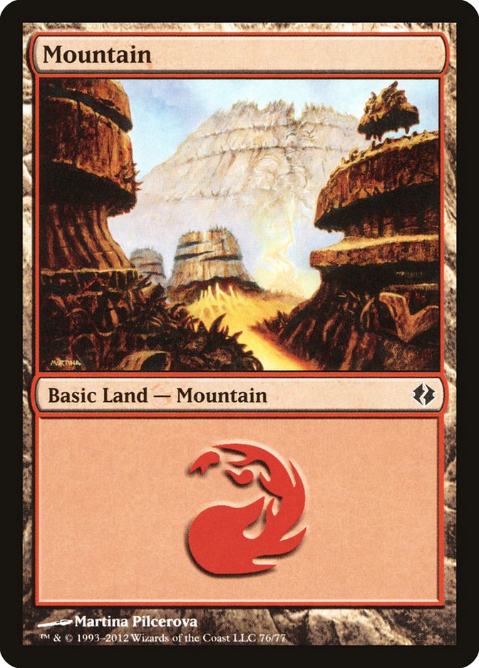 Mountain (76) [Duel Decks: Venser vs. Koth] | Exor Games Dartmouth