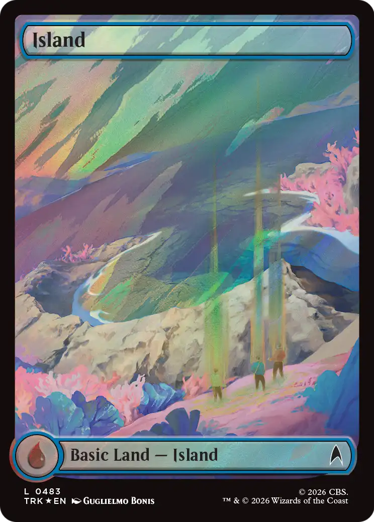 Island (0483) (Surge Foil) [Star Trek] | Exor Games Dartmouth
