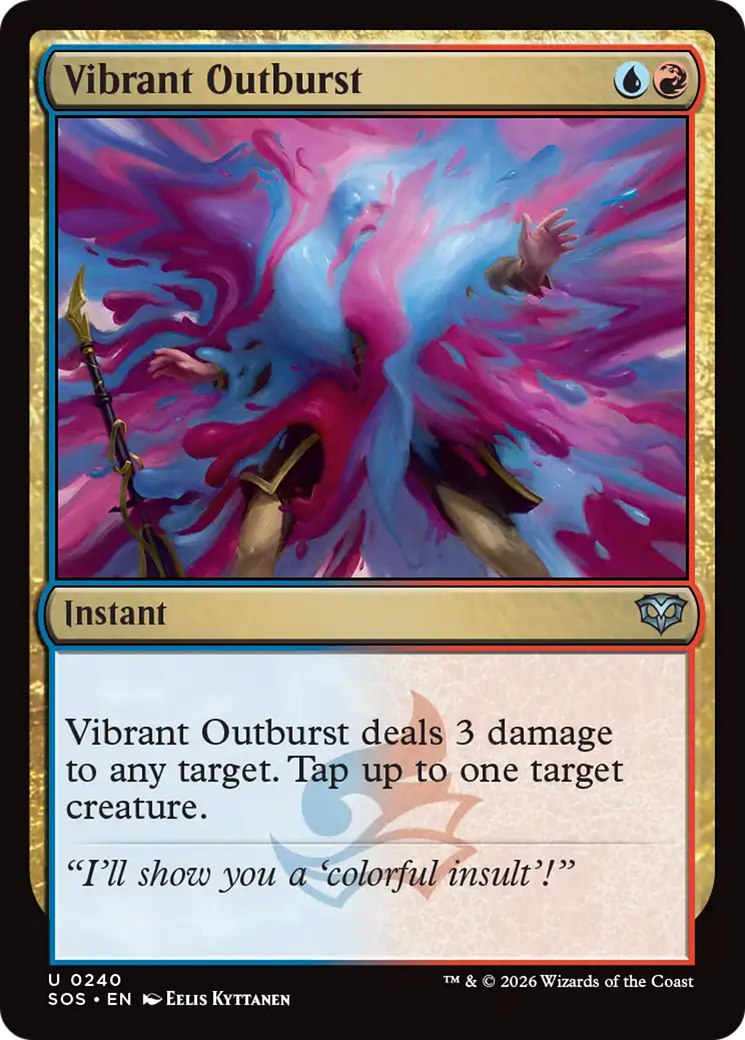 Vibrant Outburst [Secrets of Strixhaven] | Exor Games Dartmouth