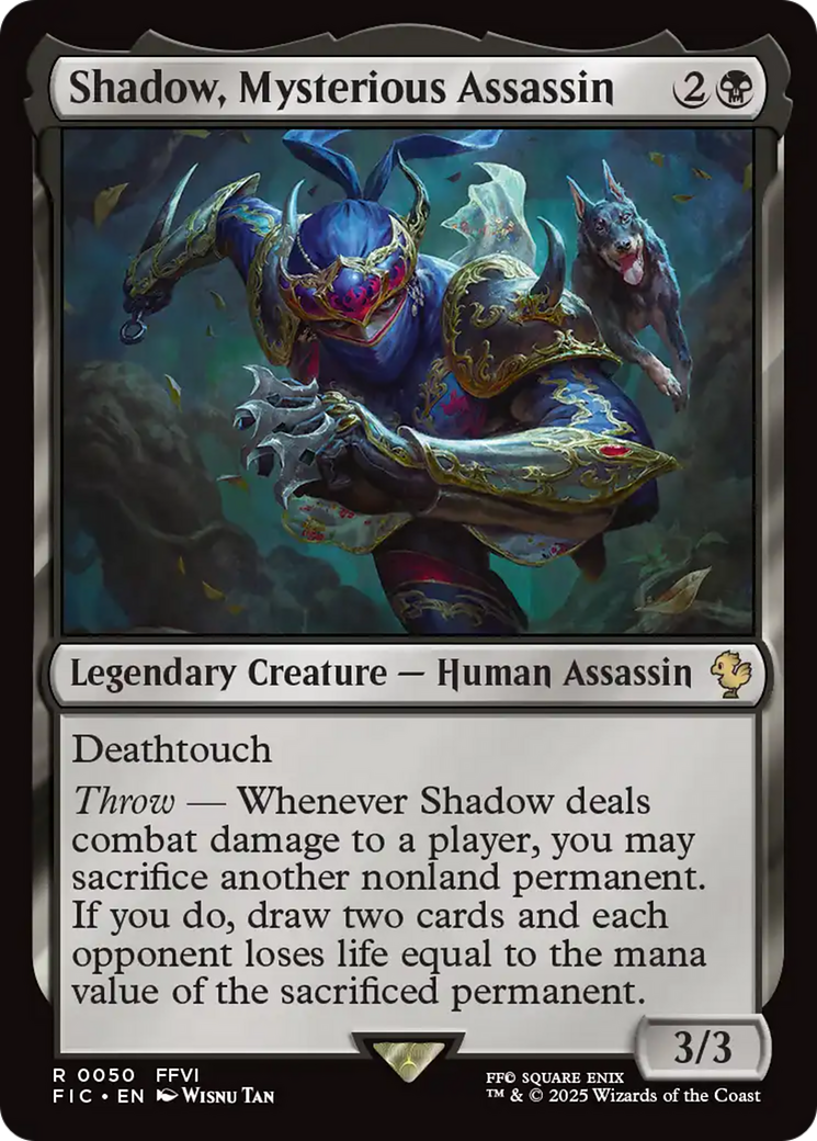 Shadow, Mysterious Assassin [FINAL FANTASY Commander] | Exor Games Dartmouth