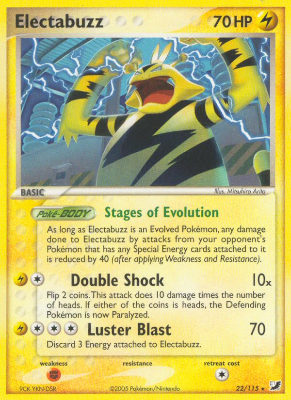 Electabuzz (22/115) [EX: Unseen Forces] | Exor Games Dartmouth