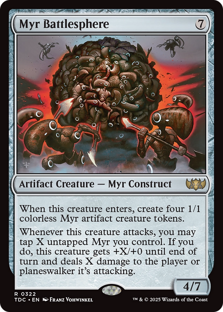 Myr Battlesphere [Tarkir: Dragonstorm Commander] | Exor Games Dartmouth