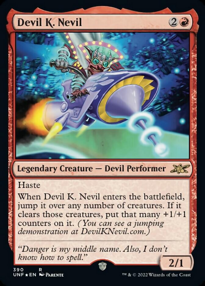 Devil K. Nevil (Galaxy Foil) [Unfinity] | Exor Games Dartmouth