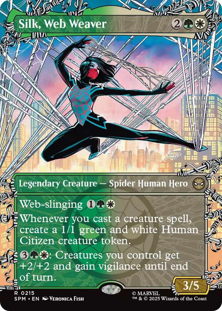 Silk, Web Weaver (Borderless) [Marvel's Spider-Man] | Exor Games Dartmouth