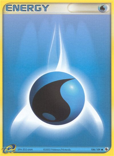 Water Energy (106/109) [EX: Ruby & Sapphire] | Exor Games Dartmouth