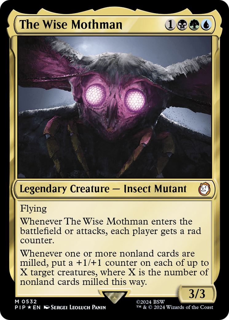 The Wise Mothman (Surge Foil) [Fallout] | Exor Games Dartmouth