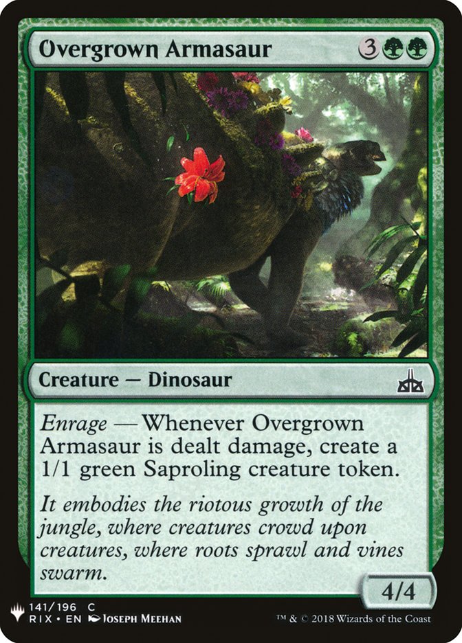 Overgrown Armasaur [Mystery Booster] | Exor Games Dartmouth