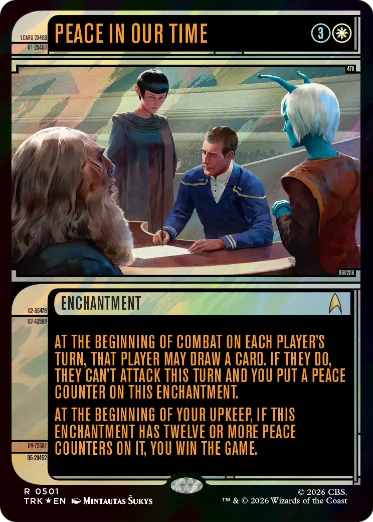 Peace in Our Time (Showcase) (Surge Foil) [Star Trek] | Exor Games Dartmouth
