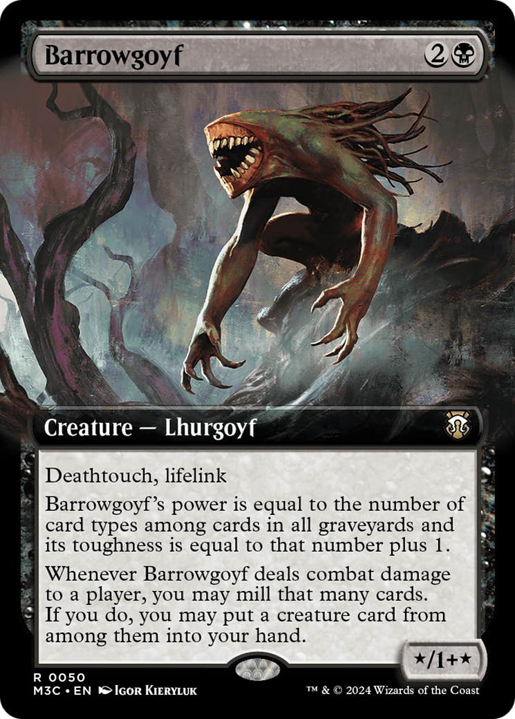 Barrowgoyf (Extended Art) [Modern Horizons 3 Commander] | Exor Games Dartmouth