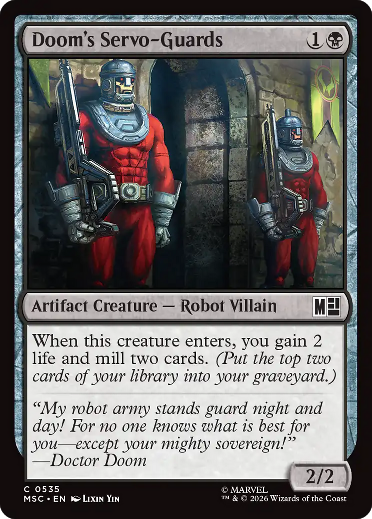Doom's Servo-Guards [Marvel Super Heroes Commander] | Exor Games Dartmouth