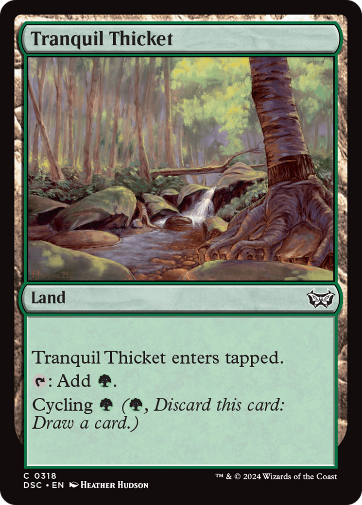 Tranquil Thicket [Duskmourn: House of Horror Commander] | Exor Games Dartmouth
