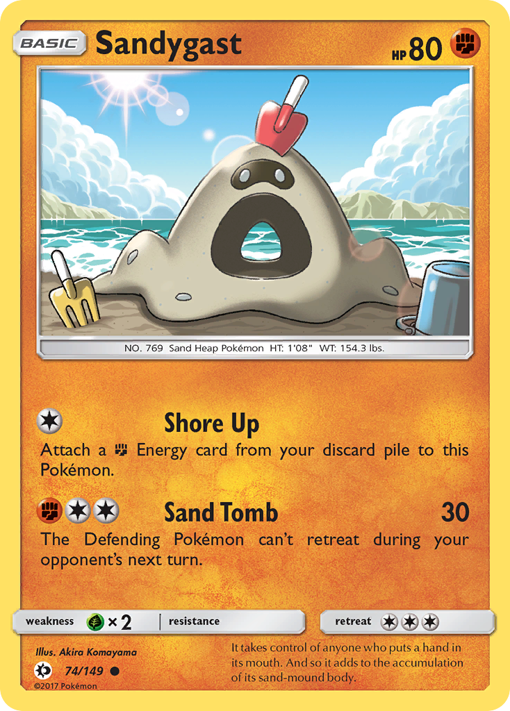 Sandygast (74/149) [Sun & Moon: Base Set] | Exor Games Dartmouth