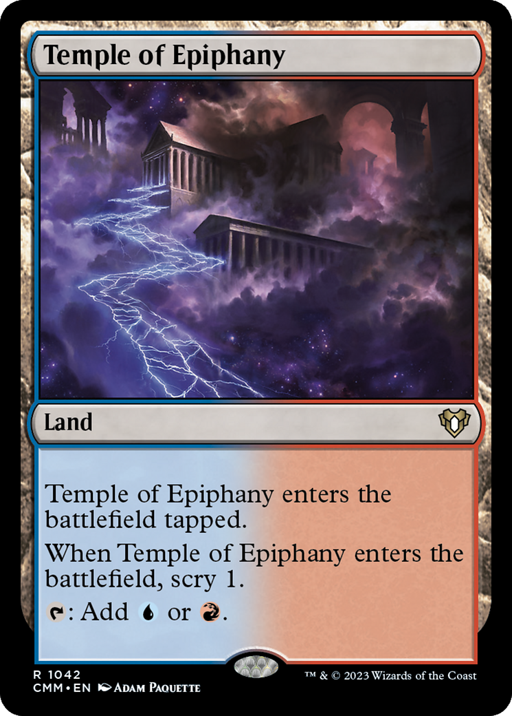 Temple of Epiphany [Commander Masters] | Exor Games Dartmouth