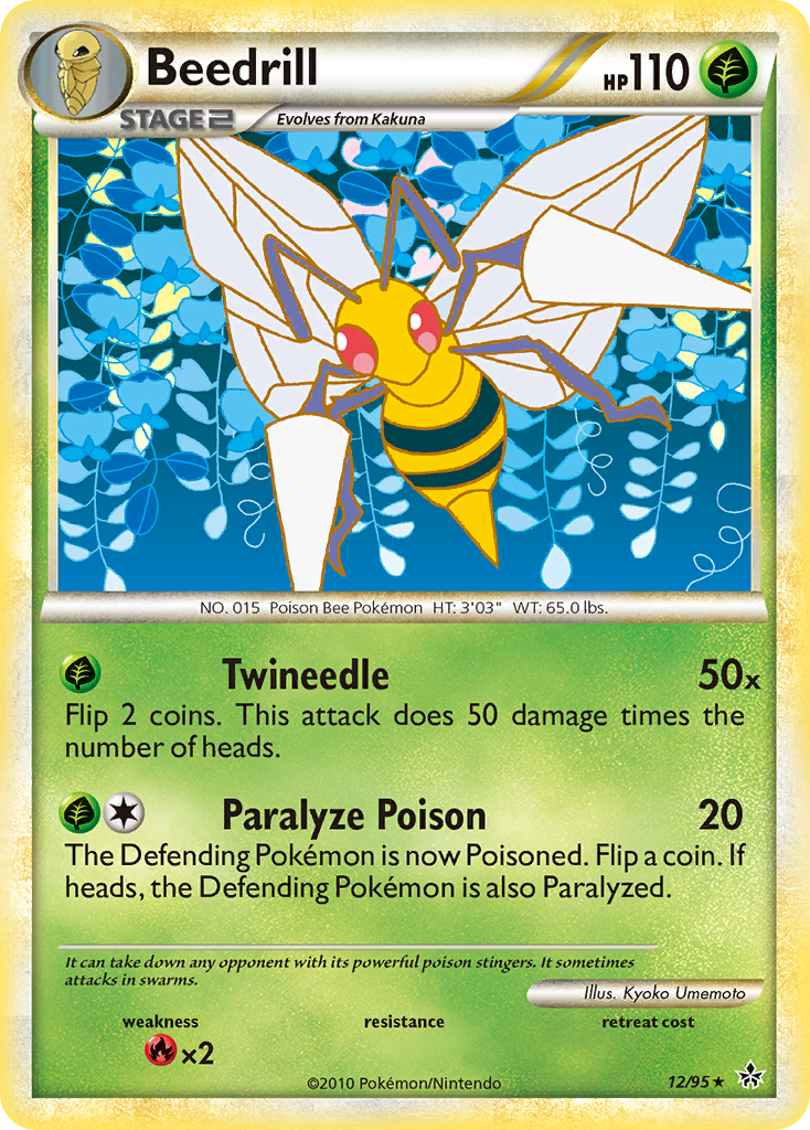 Beedrill (12/95) [HeartGold & SoulSilver: Unleashed] | Exor Games Dartmouth