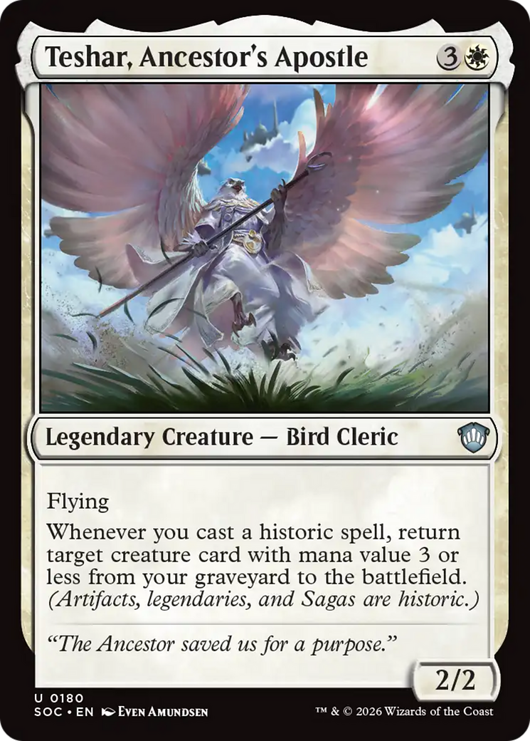 Teshar, Ancestor's Apostle [Secrets of Strixhaven Commander] | Exor Games Dartmouth