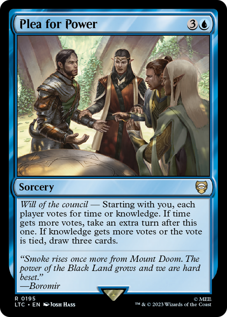 Plea for Power [The Lord of the Rings: Tales of Middle-Earth Commander] | Exor Games Dartmouth