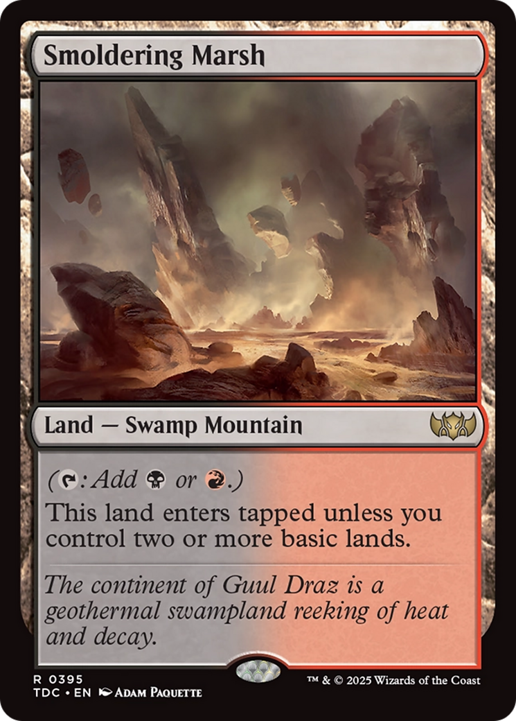 Smoldering Marsh [Tarkir: Dragonstorm Commander] | Exor Games Dartmouth