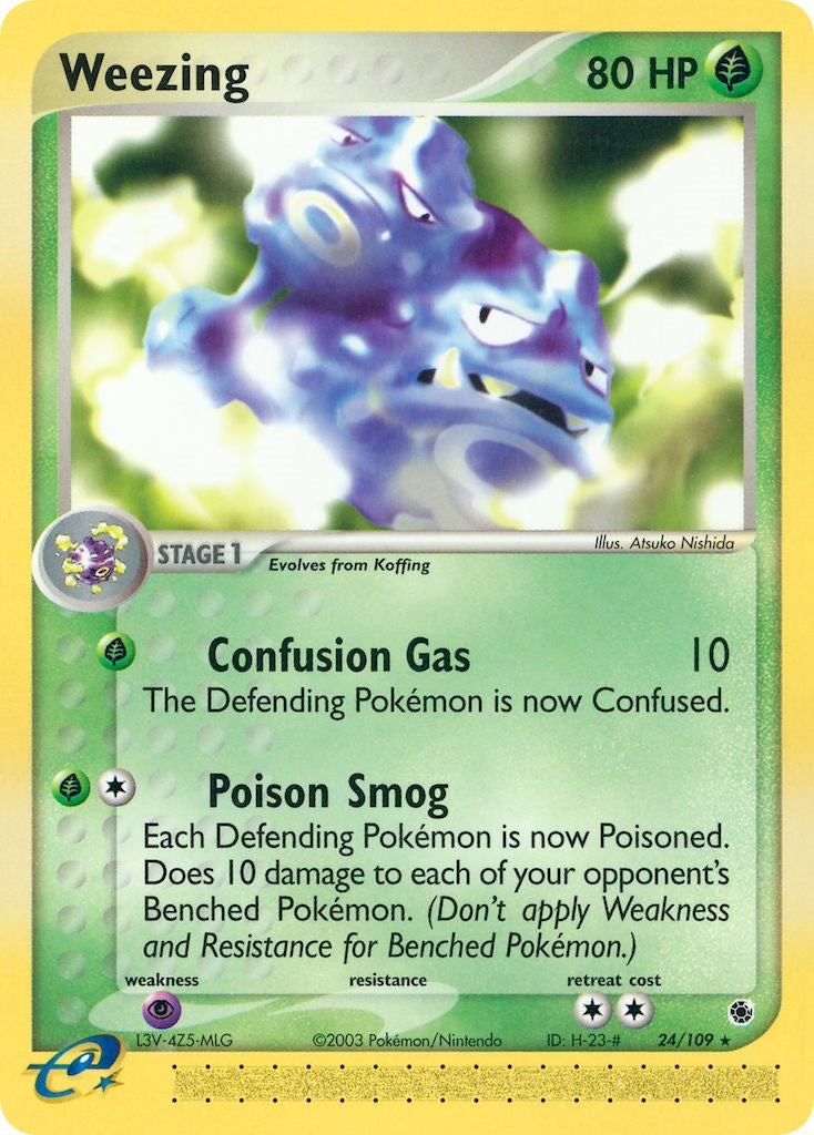 Weezing (24/109) [EX: Ruby & Sapphire] | Exor Games Dartmouth