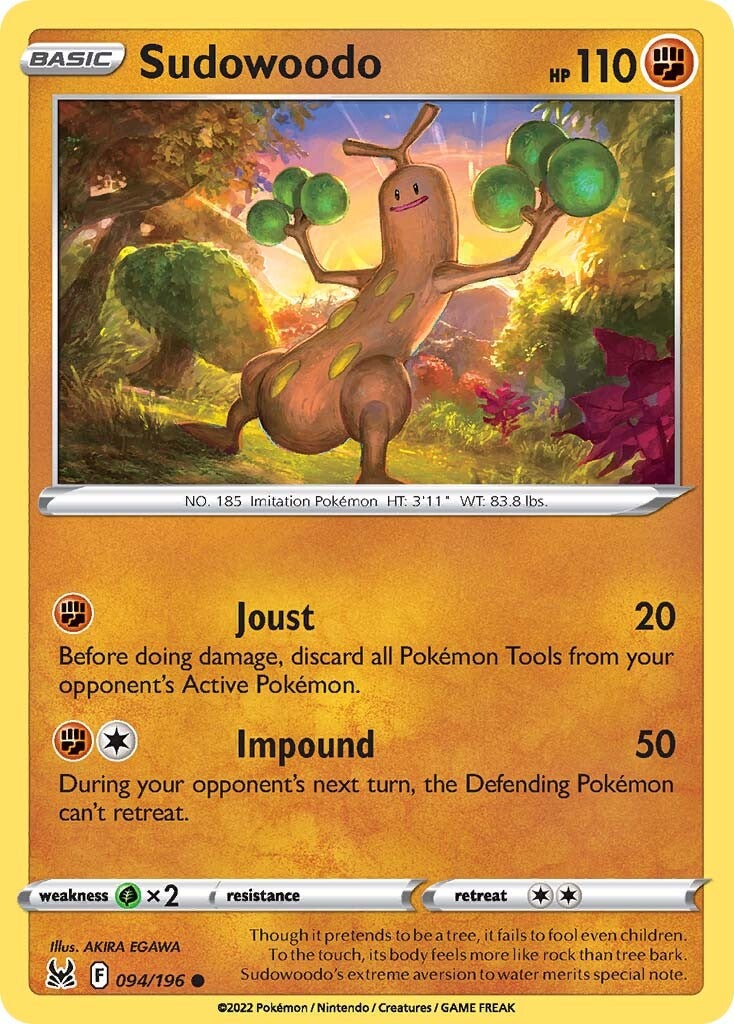 Sudowoodo (094/196) [Sword & Shield: Lost Origin] | Exor Games Dartmouth