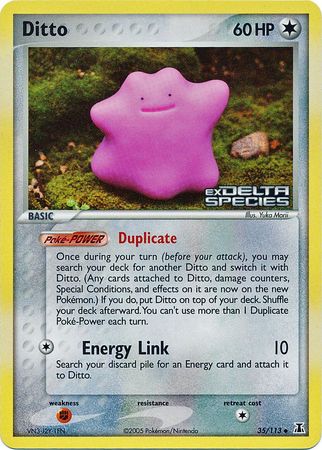 Ditto (35/113) (Stamped) [EX: Delta Species] | Exor Games Dartmouth