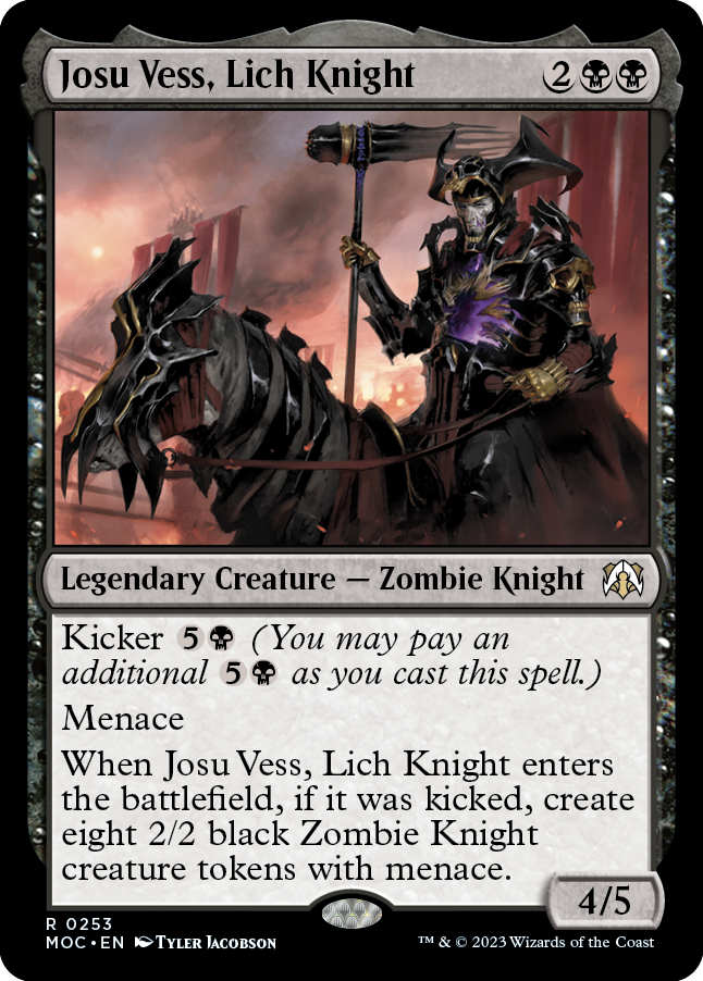 Josu Vess, Lich Knight [March of the Machine Commander] | Exor Games Dartmouth