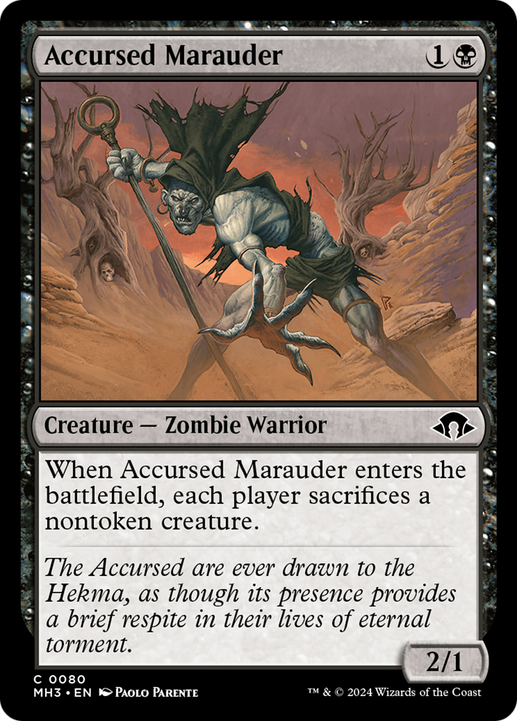 Accursed Marauder [Modern Horizons 3] | Exor Games Dartmouth