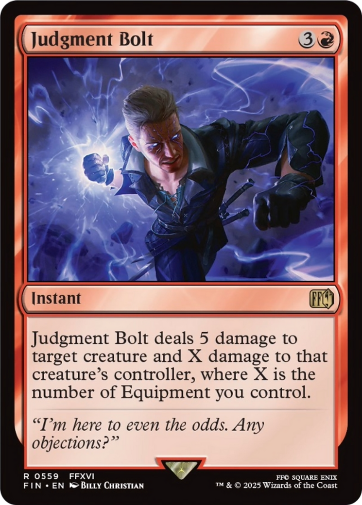 Judgment Bolt [FINAL FANTASY] | Exor Games Dartmouth