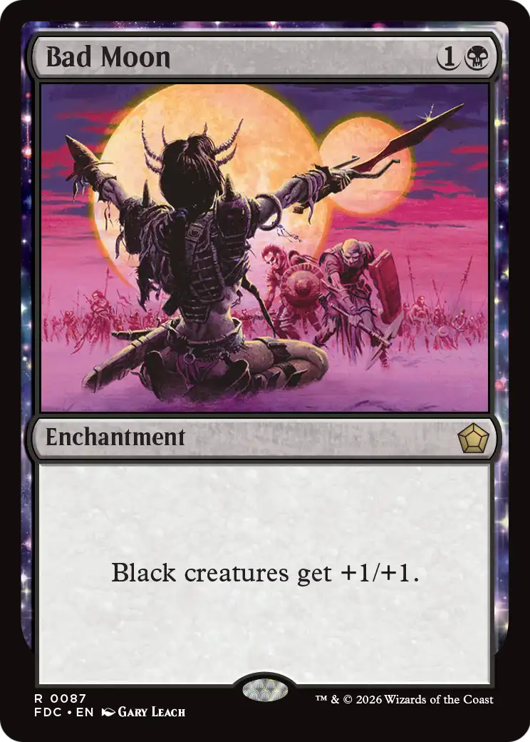 Bad Moon [Foundations Commander] | Exor Games Dartmouth