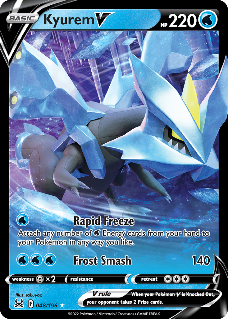 Kyurem V (048/196) (Jumbo Card) [Sword & Shield: Lost Origin] | Exor Games Dartmouth