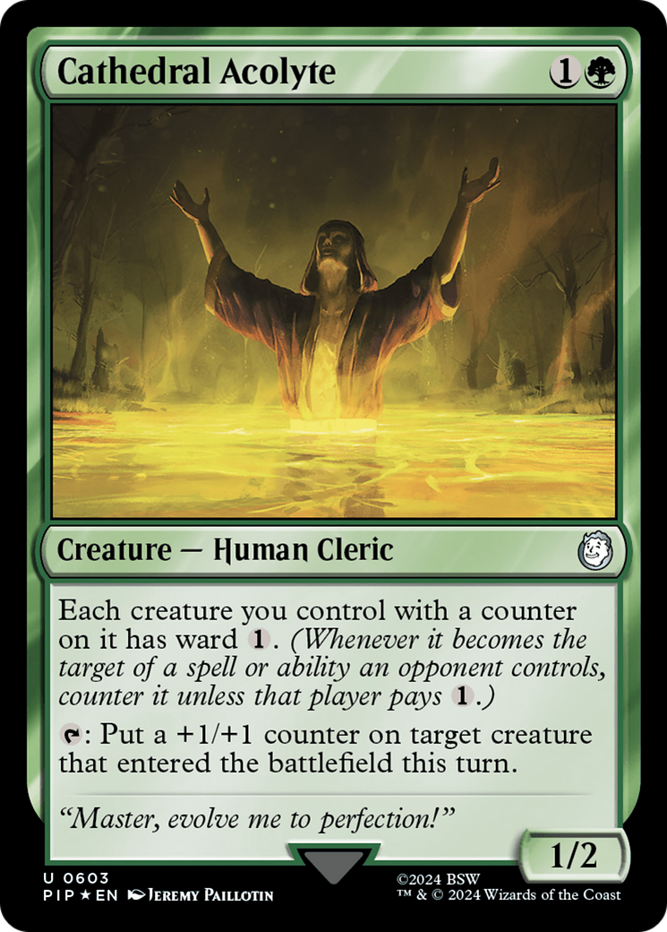 Cathedral Acolyte (Surge Foil) [Fallout] | Exor Games Dartmouth
