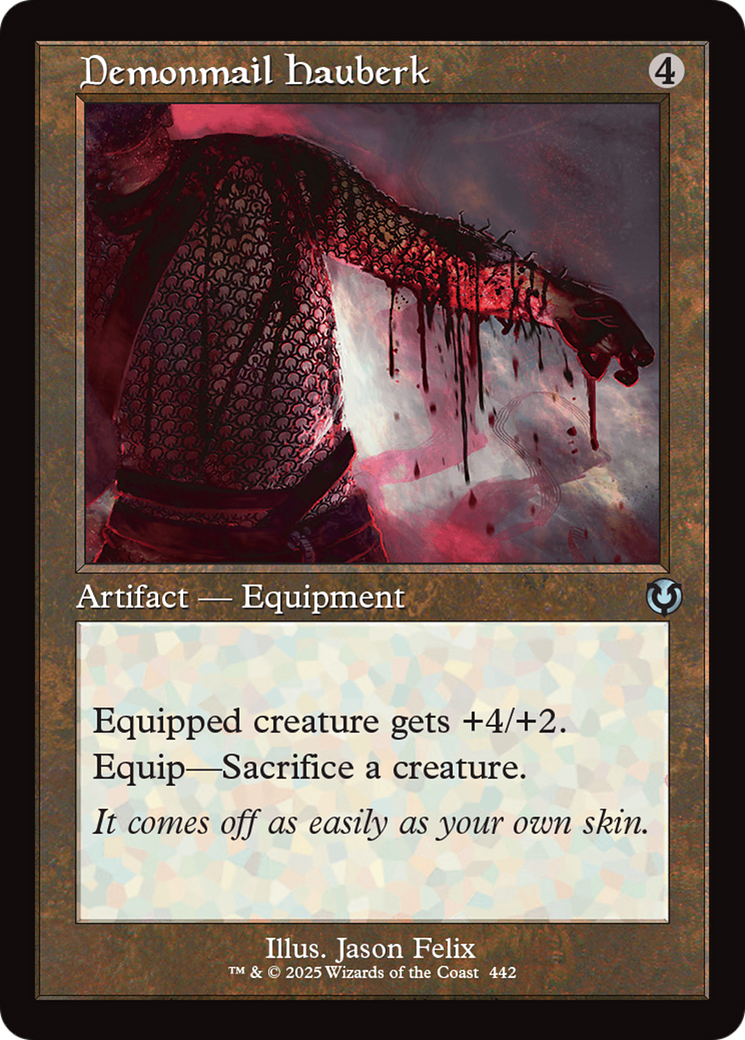 Demonmail Hauberk (Retro Frame) [Innistrad Remastered] | Exor Games Dartmouth