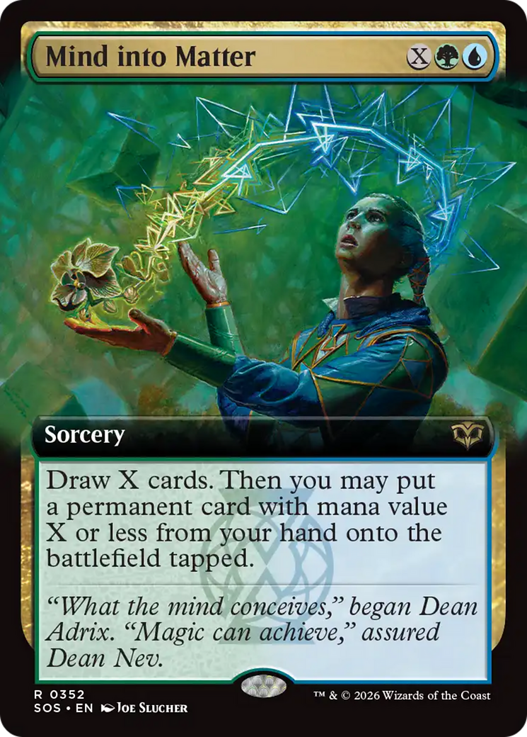 Mind into Matter (Extended Art) [Secrets of Strixhaven] | Exor Games Dartmouth