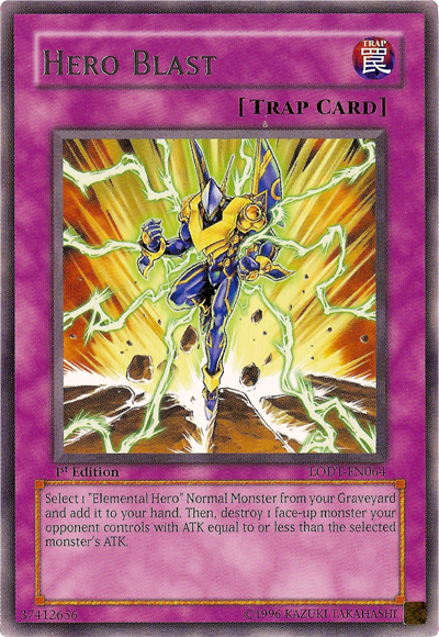Hero Blast [LODT-EN064] Rare | Exor Games Dartmouth