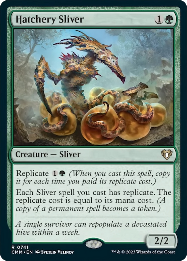 Hatchery Sliver [Commander Masters] | Exor Games Dartmouth