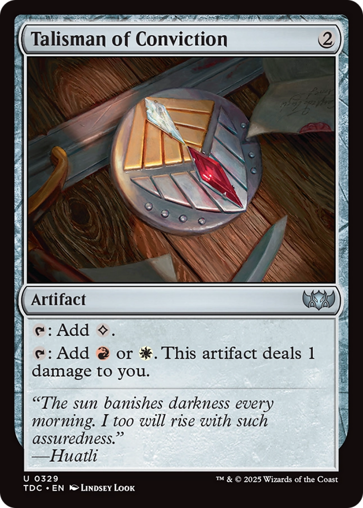 Talisman of Conviction [Tarkir: Dragonstorm Commander] | Exor Games Dartmouth