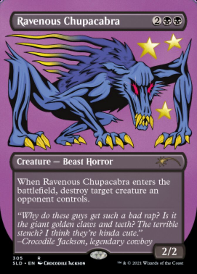 Ravenous Chupacabra (Borderless) (Foil Etched) [Secret Lair Drop Series] | Exor Games Dartmouth