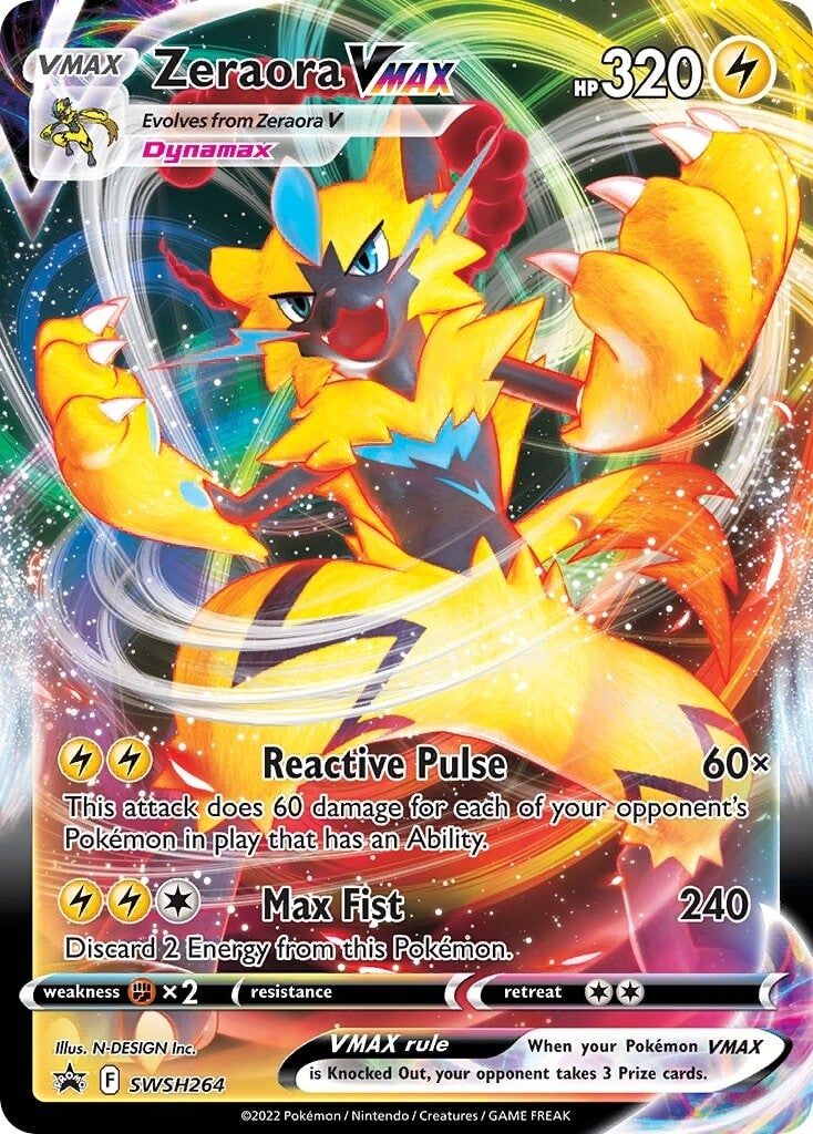 Zeraora VMAX (SWSH264) [Sword & Shield: Black Star Promos] | Exor Games Dartmouth