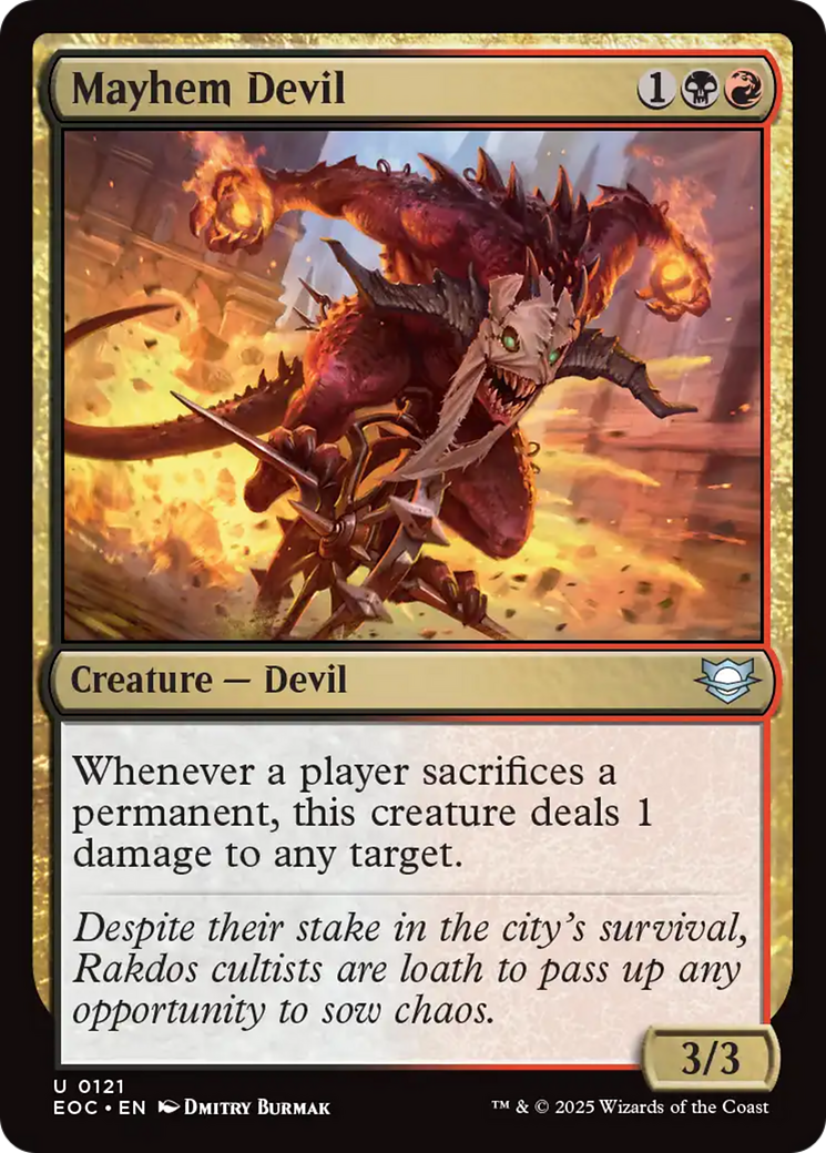Mayhem Devil [Edge of Eternities Commander] | Exor Games Dartmouth