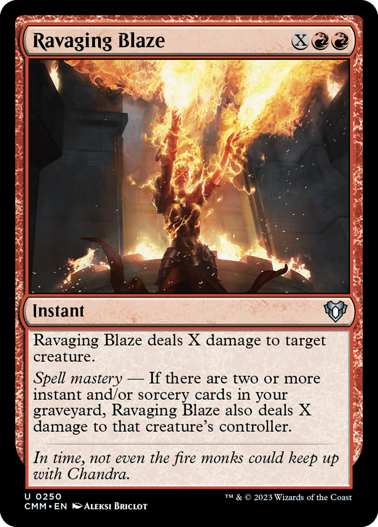 Ravaging Blaze [Commander Masters] | Exor Games Dartmouth