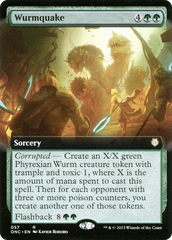 Wurmquake (Extended Art) [Phyrexia: All Will Be One Commander] | Exor Games Dartmouth